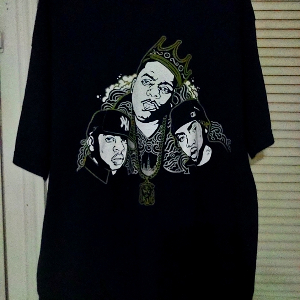 Jay-z Biggie & nas king of New York XL Fenally shirt